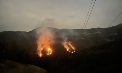 A fuoco 12 ettari della Valle del Giongo, si indaga sulla natura dolosa dell'incendio