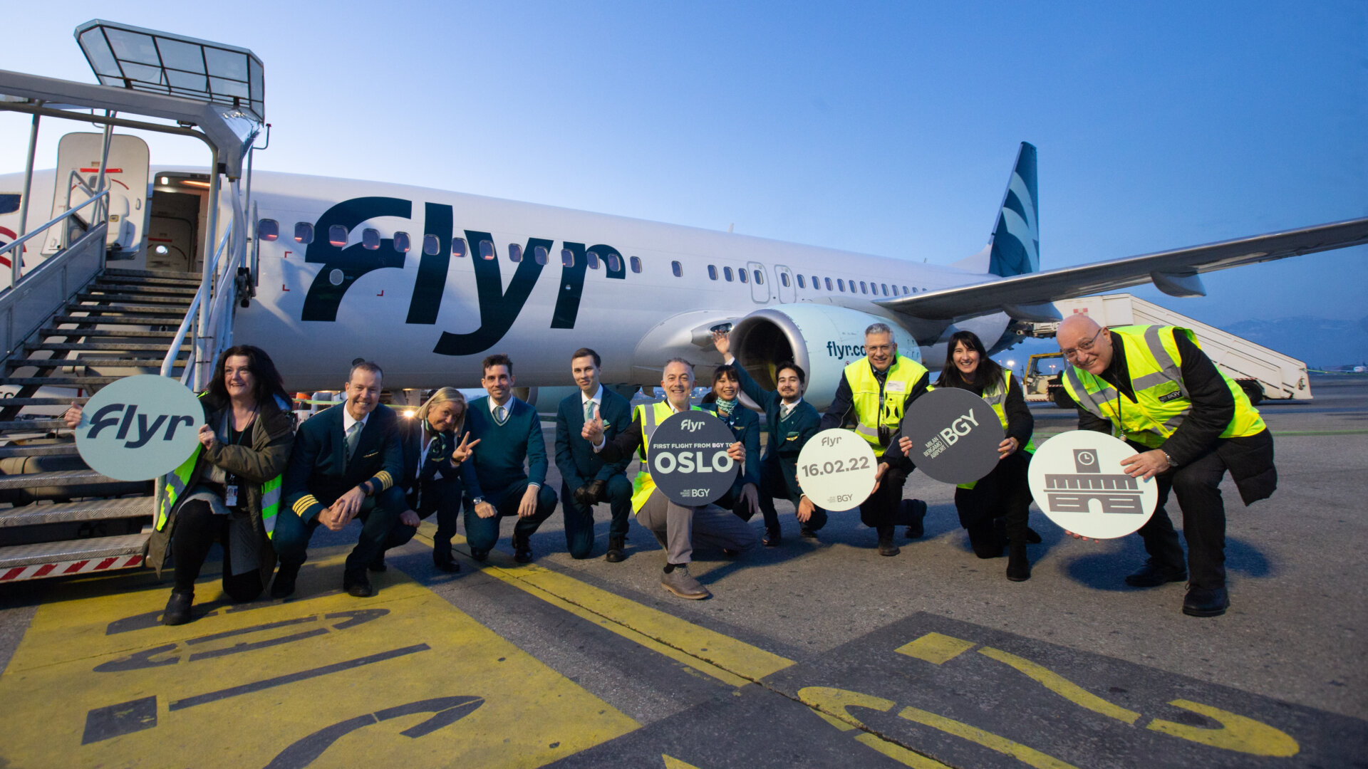 Orio al Serio Orio, primo volo