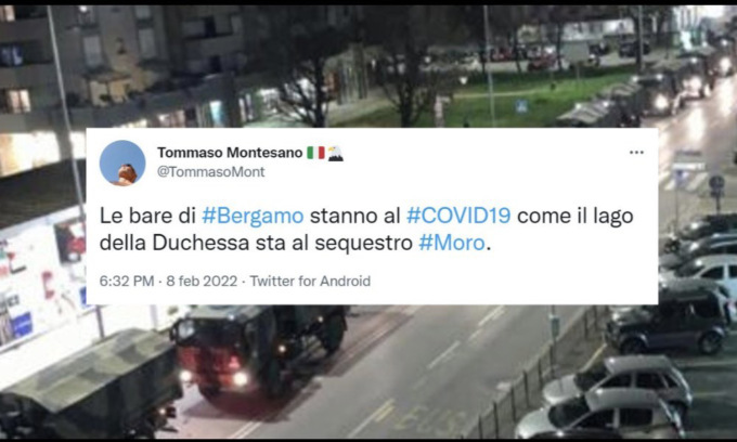 Tweet di Montesano, una lettrice: «Incontri tutte le persone che in quei carri avevano qualcuno di caro»