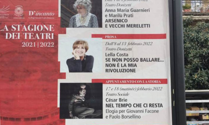 Teatro Donizetti, quanti erroracci nel manifesto pubblicitario della stagione