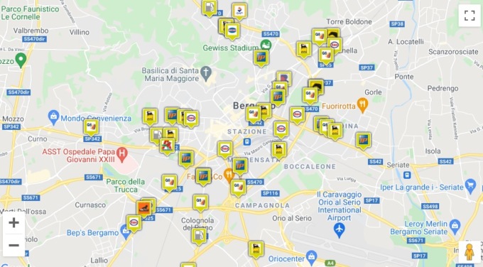 Carburante alle stelle: la mappa dei distributori della Bergamasca dove costa meno
