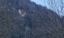 Frana la montagna a Bracca: rocce e detriti rotolano in paese, evacuate due case