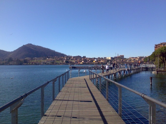 Una nuova passerella sul lago d’Iseo tra Paratico e Sarnico con i fondi del Pnrr