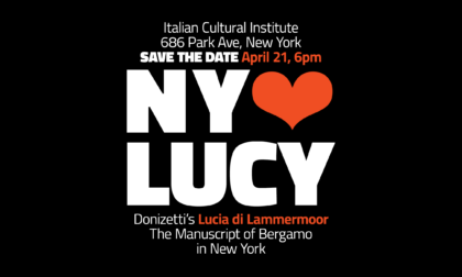 Il manoscritto originale di "Lucia di Lammermoor" da Bergamo a New York