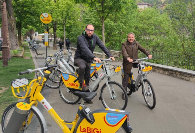 Nuova BiGi: ecco 20 biciclette elettriche per raggiungere Città Alta partendo dal Viale