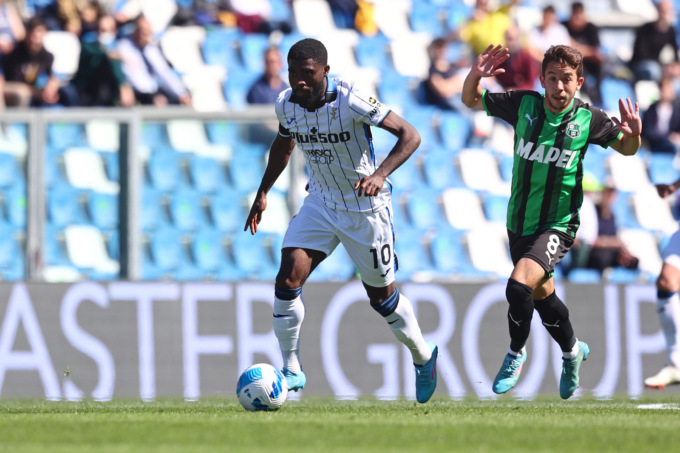 Traorè concede il bis e il Sassuolo batte l’Atalanta. Muriel accorcia a pochi secondi dalla fine