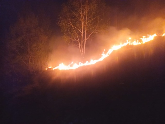 Video dell’incendio di stanotte sul monte Podona, a Lonno: bruciati 3 ettari di bosco