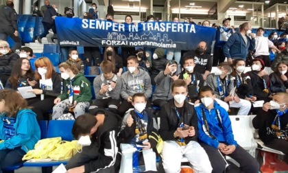 I bambini ucraini di Rota Imagna allo stadio per Atalanta-Verona: le immagini di una festa