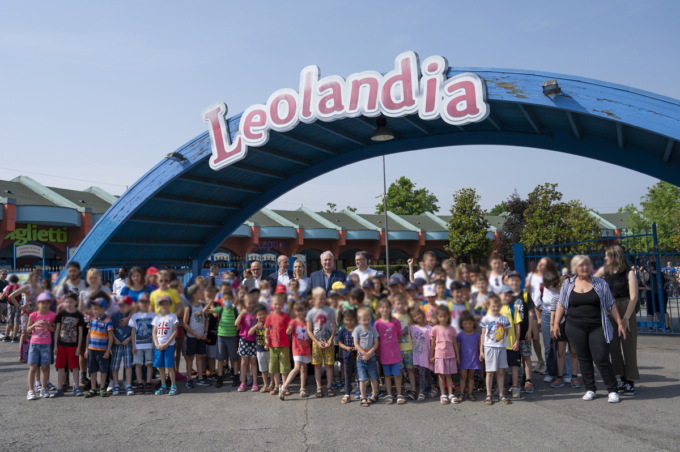 Gli orfani ucraini di Berdyansk ospitati a Leolandia