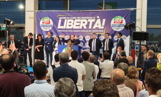 Silvio Berlusconi a Treviglio per la convention di Forza Italia