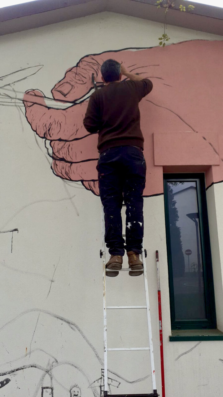 realizzazione murales Civico 7