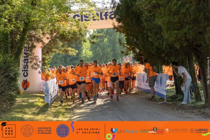 Sabato 2 luglio c’è la terza edizione di UniRun Bergamo, la non competitiva aperta a tutti