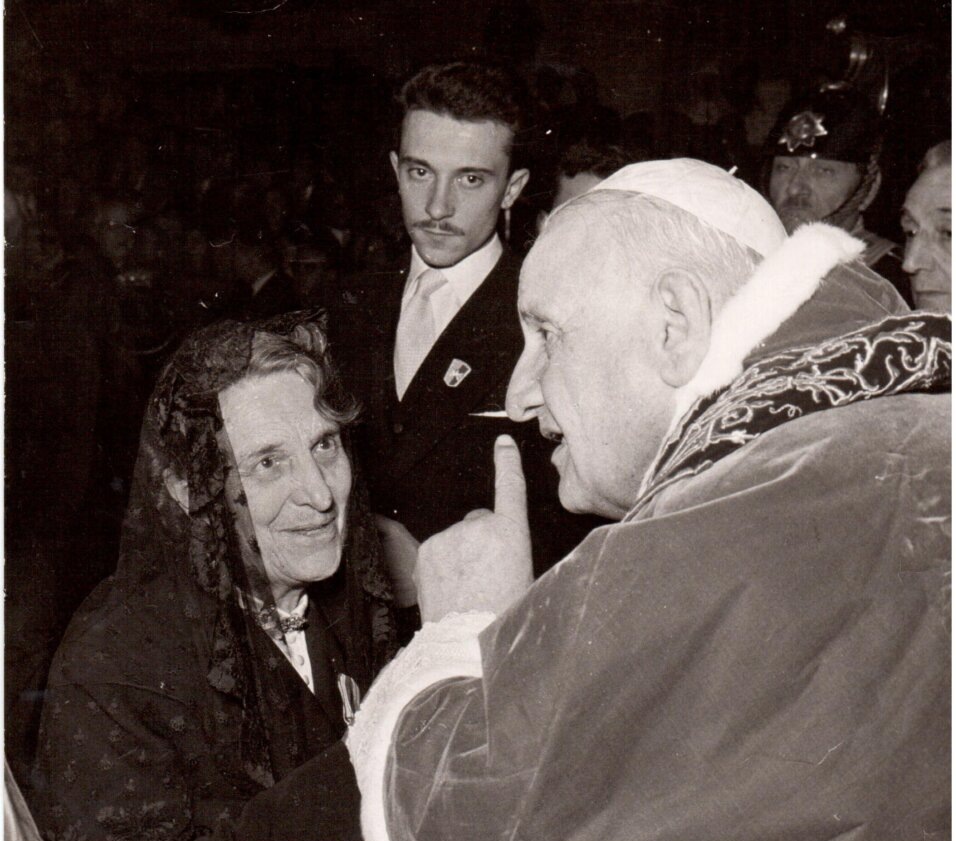 023 Roma 8.12.1958 incontro con papa Giovanni XXIII