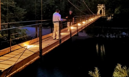 Stasera finalmente riapre il “ponte che balla” di Clanezzo