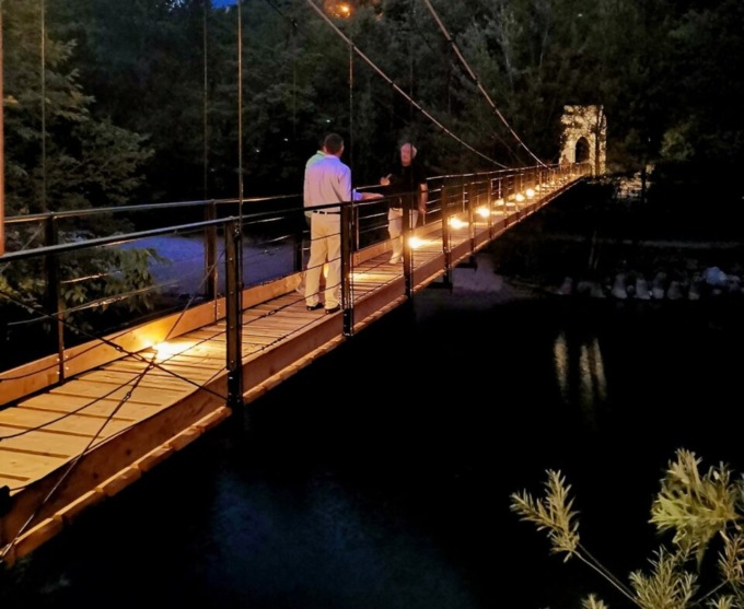 Stasera finalmente riapre il “ponte che balla” di Clanezzo
