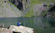 Il Lago Gelt resta il "Cuore delle Orobie", ma a causa di caldo e siccità non è più ghiacciato