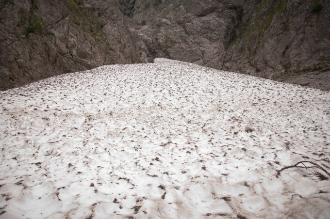 Il nevaio-ghiacciaio della Val Las è scomparso, vittima del caldo e della poca neve