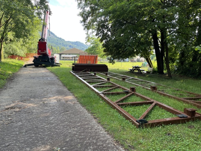 Ciclabile della Val Seriana, ad Albino finalmente in arrivo le nuove passerelle (in ferro)