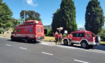 Sul ponte San Michele tra Calusco e Paderno è scattato l'allarme suicidio: soccorritori in azione