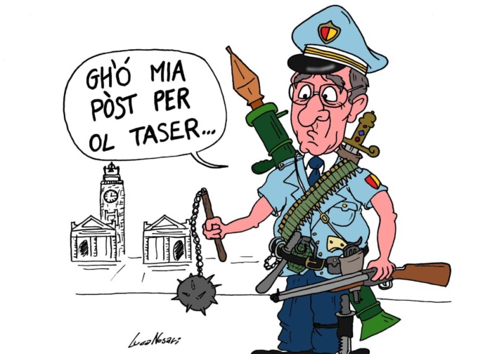 L’inutile polemica sul taser a Bergamo: sono gli agenti della Polizia locale a non volerlo