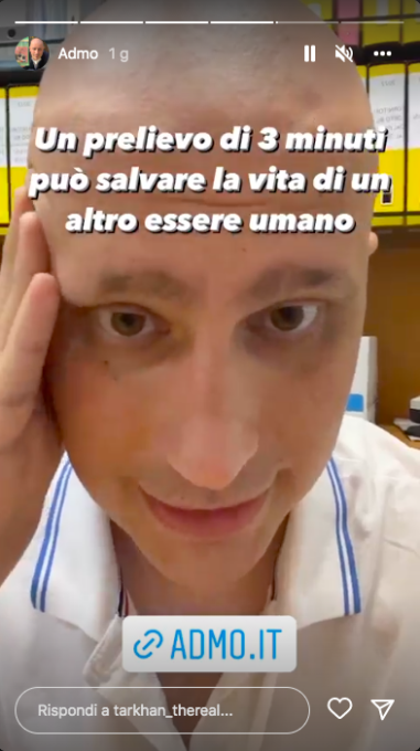 «Tre minuti possono salvare una vita». L’appello alla donazione di midollo di Nicola Viscardi