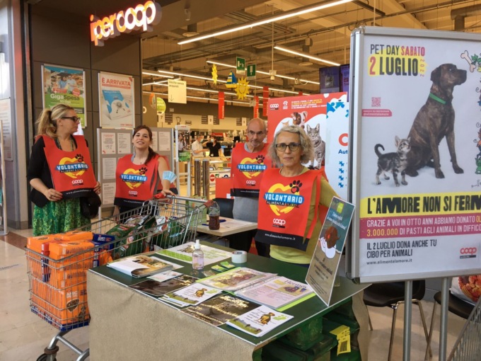 Si supera ancora il Pet Day Coop: raccolti più di 348mila pasti