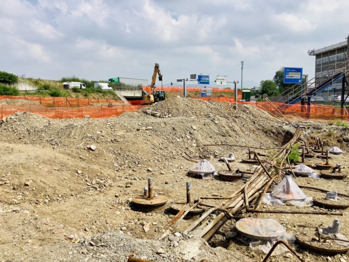 Nove cisterne emerse nei lavori di scavo per il nuovo rondò dell’A4