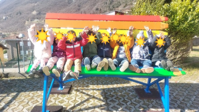 Dalle panchine maxi a quella “diversamente gigante” di Ranzanico