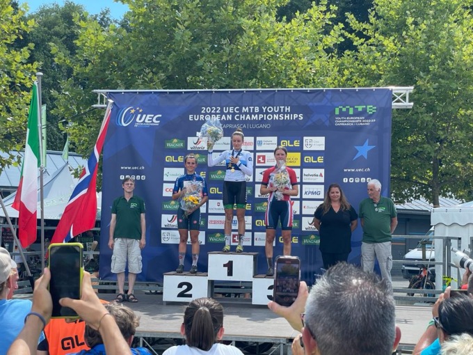 Elisa Lanfranchi di Gandino conquista l’argento agli Europei Mtb in Svizzera