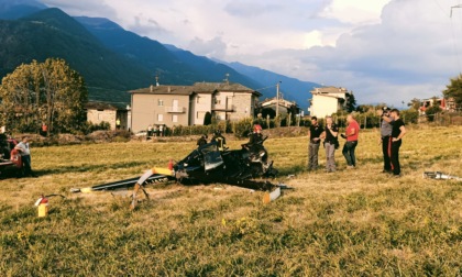 Elicottero precipita in Valtellina, morto il pilota Giovanni Murari, sessantenne di Capriate