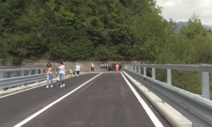 Ponte bailey, addio: in Val Taleggio è stato finalmente inaugurato il nuovo viadotto