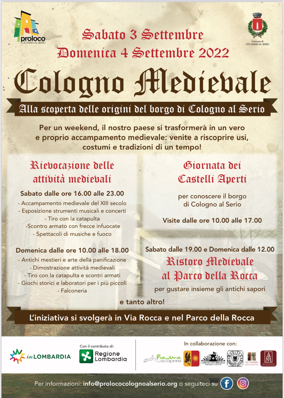 locandina Cologno Medievale 2022
