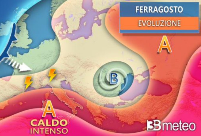 Come sarà il tempo a Ferragosto? Niente afa, qualche nuvola e pioggia solo nelle valli