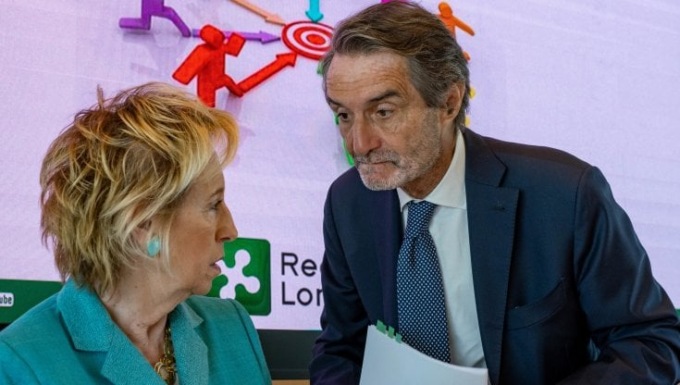 Letizia Moratti e Attilio Fontana