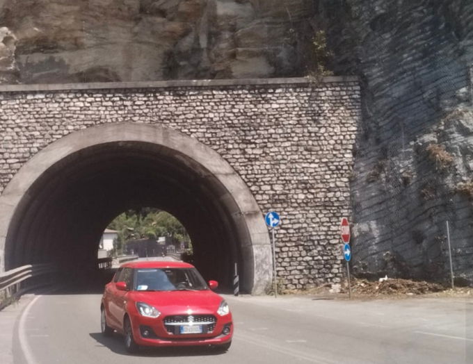 Sedrina, statale chiusa per dieci giorni per la messa in sicurezza della frana