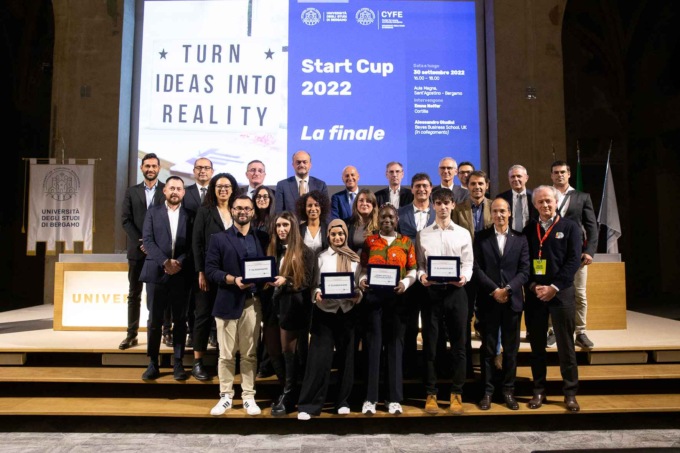 Sieve, ValeU e First down sono i progetti vincitori della Start Cup 2022 dell’Università di Bergamo