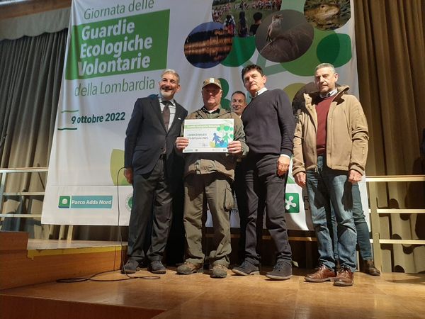 Enrico Milesi di Osio Sopra è stato premiato come migliore Gev della Lombardia