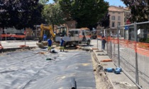 Tutto pronto per i lavori per la nuova rotatoria tra via Palazzolo e via Baschenis