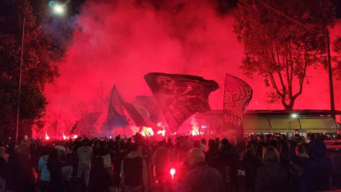 Semplice, sentita e partecipata: video e foto della festa della Curva per i 115 anni dell’Atalanta