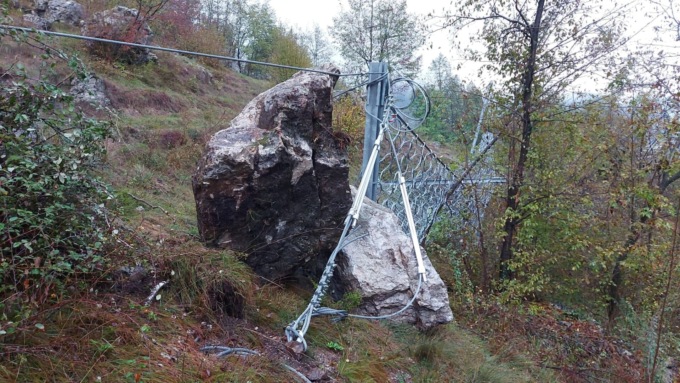 Frana a San Pellegrino: chiusa la strada tra Pregalleno e Frasnadello
