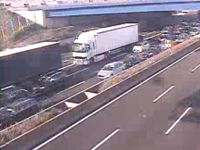 Incidente sull’A4 a Seriate, code lunghe 5 chilometri