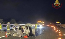 Schianto tra due auto, nella notte, lungo la Brebemi: cinque persone rimaste ferite