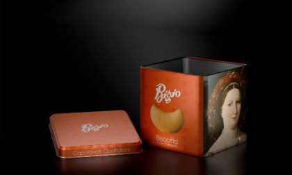Momenti speciali con "Capolavori Quotidiani": le scatole dei biscotti Bigio con le opere della Carrara