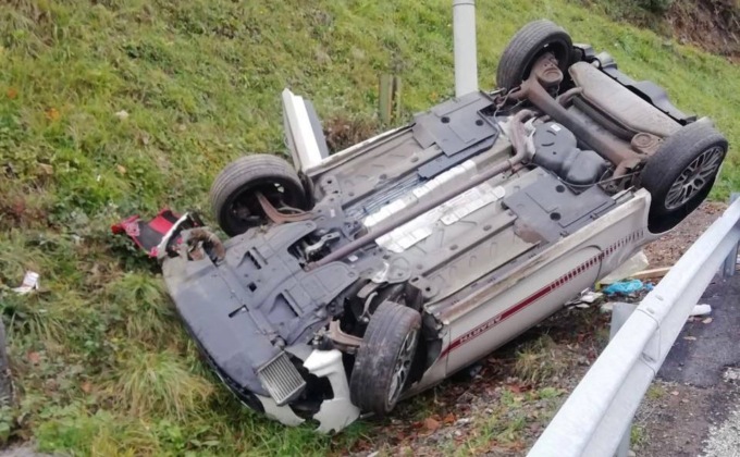 Si ribalta con l’auto a Bianzano: 65enne grave in ospedale