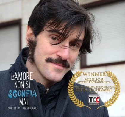 Bergamasco il miglior attore protagonista al Festival dei corti di Chivasso
