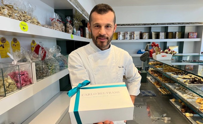 Carlo Beltrami realizza il suo sogno: a Leffe apre la pasticceria della star di Bake Off
