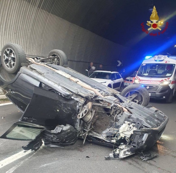 Code lunghissime in Val Seriana per un incidente in Galleria Pradella