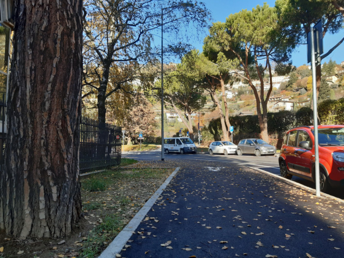 Via Statuto cambia fisionomia: senso unico, nuova pista ciclopedonale e marciapiede
