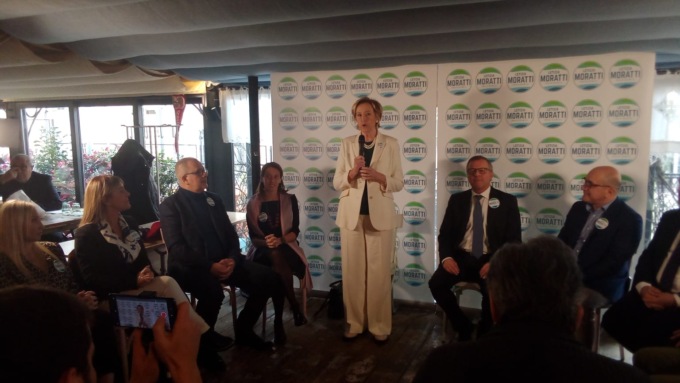 Letizia Moratti presenta la sua lista in Bergamasca: ecco chi corre con lei