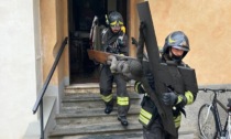 Rogo nella sagrestia della parrocchiale Sant'Agata di Martinengo, le foto dell'incendio